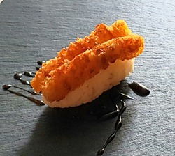 Sushi crevette tempura